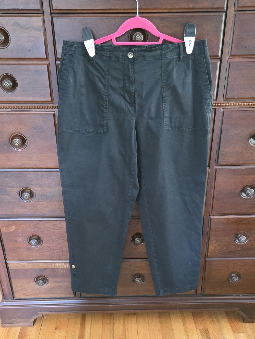 J.Jill Cropped Pants Size 18 Black